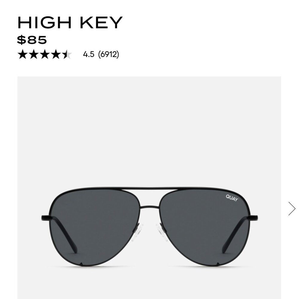 Quay high key mini nwt